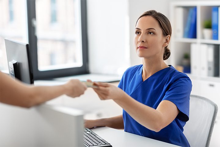 Nurse Processing payment Nurse Processing payment
